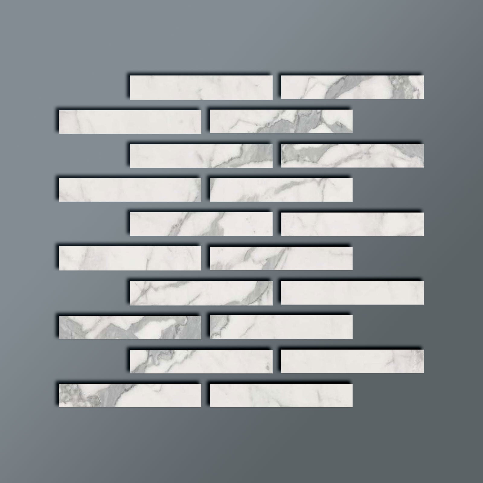 2 X 12 Italian Statuary White Marble Honed Tile-Marble Tile-American Tile Depot