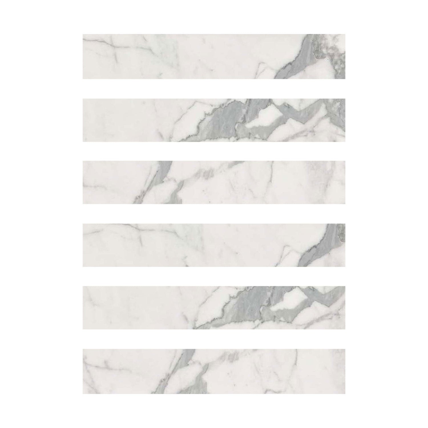 2 X 12 Italian Statuary White Marble Honed Tile-Marble Tile-American Tile Depot