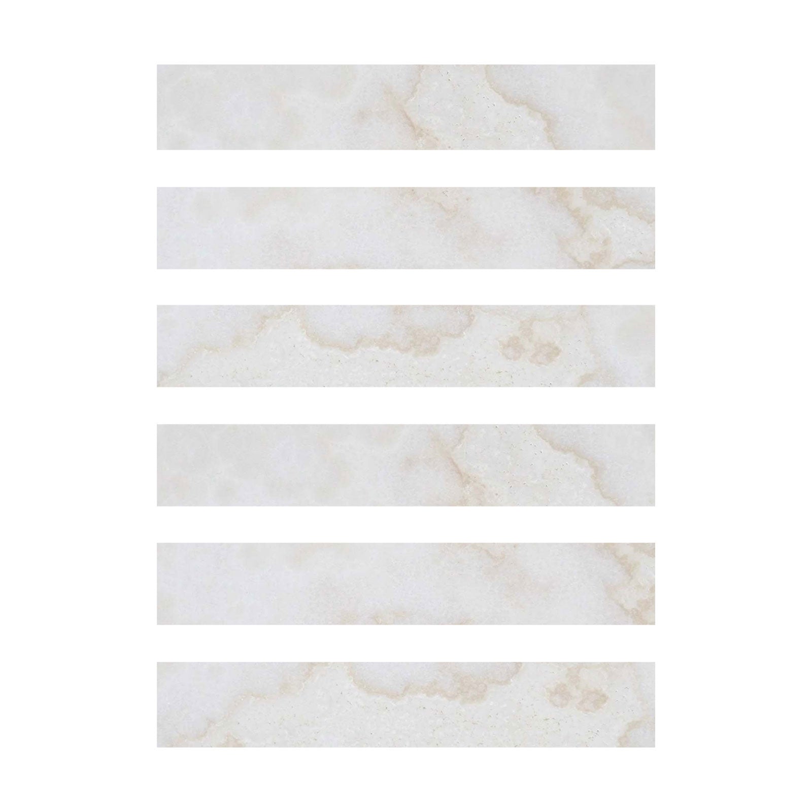 2 X 12 Premium White Onyx CROSS-CUT Polished Field Tile-Onyx Tile-American Tile Depot