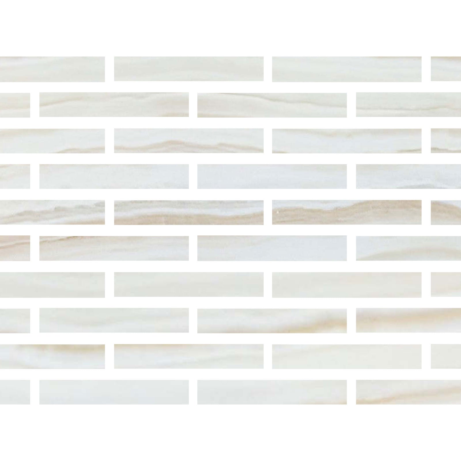 2 X 12 Premium White Onyx VEIN-CUT Polished Field Tile-Onyx Tile-American Tile Depot