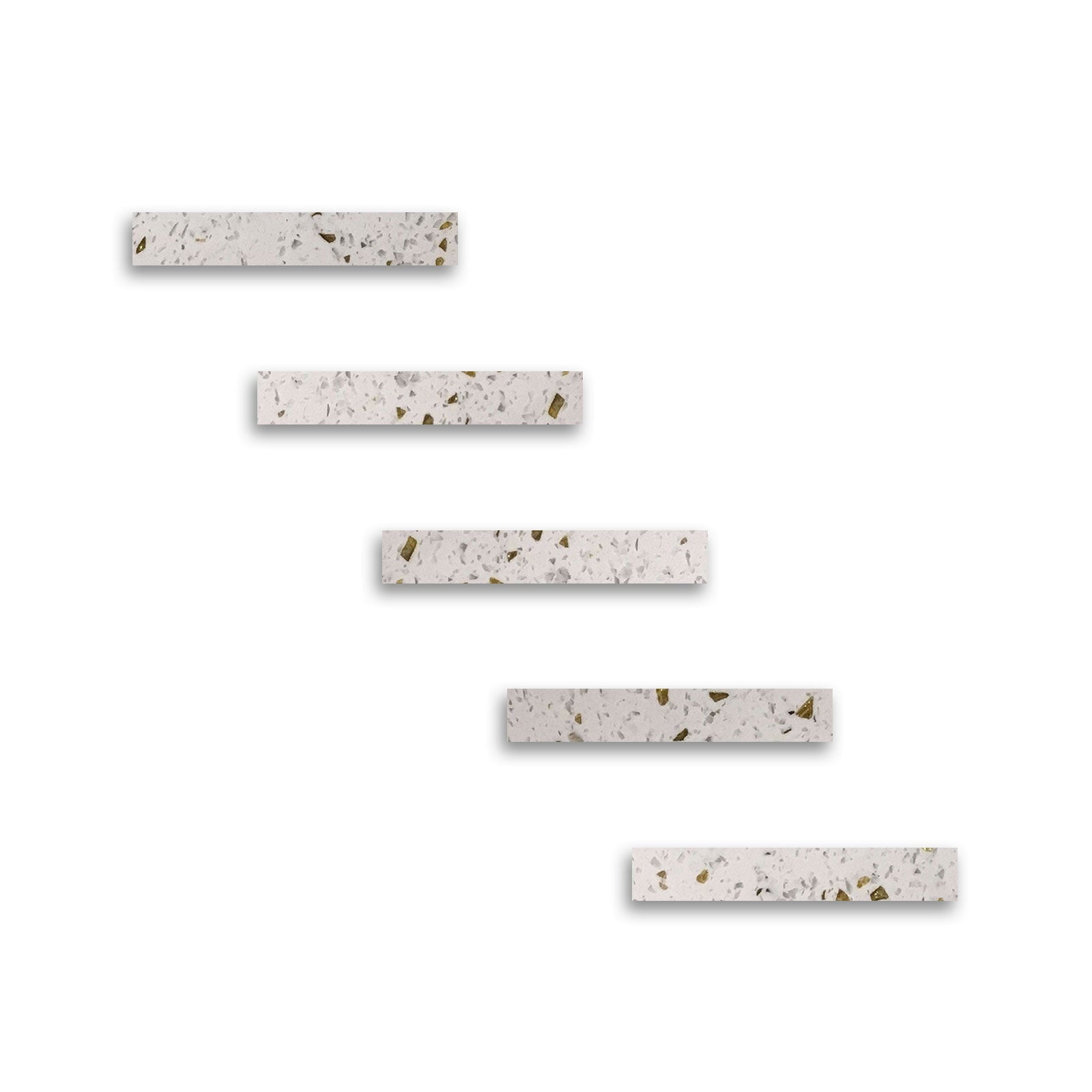 2 X 12 Terrazzo Gold Marble Polished Field Tile-Marble Tile-American Tile Depot