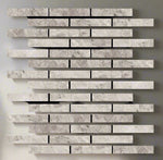 2 X 12 Tundra Gray (Atlantic Gray) Marble Polished Tile-Marble Mosaic-American Tile Depot