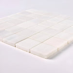 2 X 2 Bianco Dolomite Honed Marble Tile-Marble Mosaic-American Tile Depot