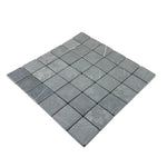 2 X 2 Black Marquina Marble Tumbled Mosaic Tile-Marble Mosaic-American Tile Depot