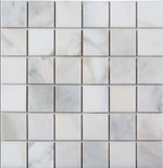 2 X 2 Calacatta Oliva Marble Honed Mosaic Tile-Marble Mosaic-American Tile Depot