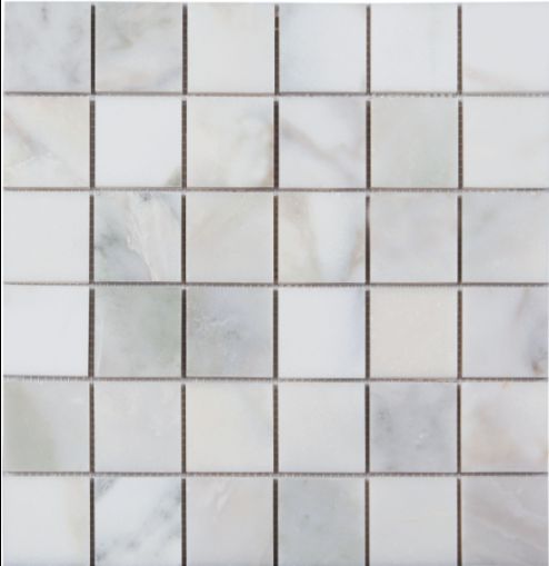 2 X 2 Calacatta Oliva Marble Polished Mosaic Tile-Marble Mosaic-American Tile Depot