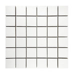 2 X 2 Full White Square Matte Porcelain Mosaic Tile-Marble Mosaic-American Tile Depot