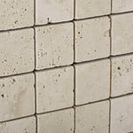 2 X 2 Ivory Travertine Tumbled Mosaic Tile-Travertine Mosaic-American Tile Depot