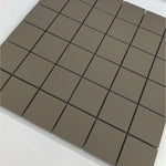 2 X 2 Light Brown Matte Porcelain Mosaic Tile-Porcelain Mosaic-American Tile Depot