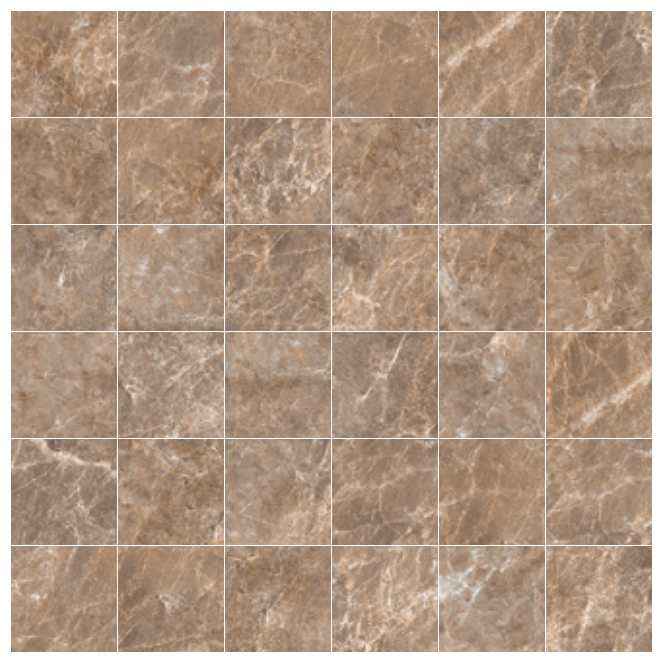 2 X 2 Mira Brown Square Matte Porcelain Mosaic Tile-Porcelain Tile Large Formate-American Tile Depot