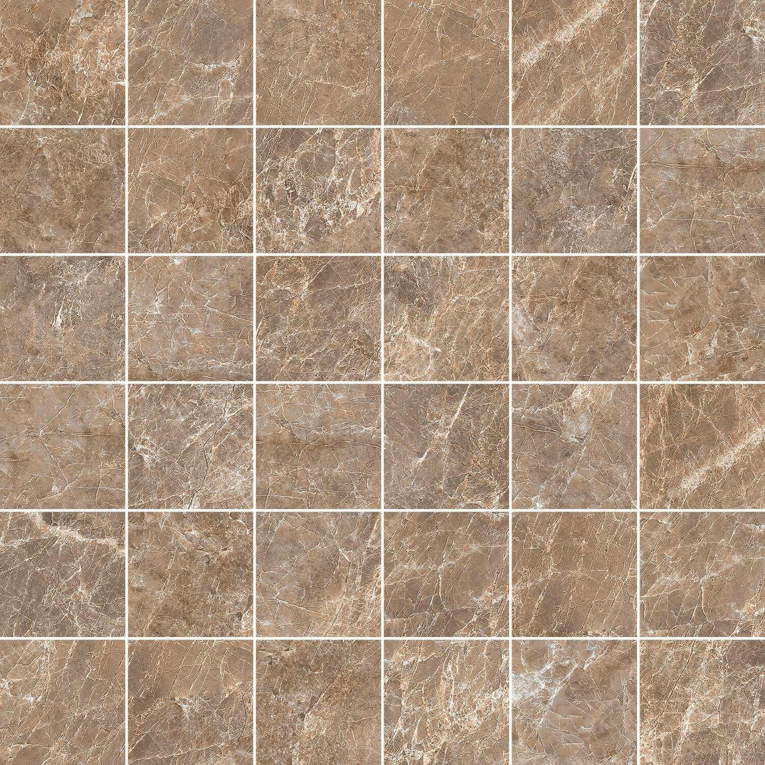 2 X 2 Mira Brown Square Matte Porcelain Mosaic Tile-Porcelain Tile Large Formate-American Tile Depot