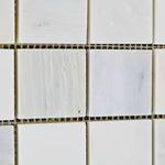 2 X 2 Oriental White / Asian Statuary Marble Honed Mosaic Tile-Marble Mosaic-American Tile Depot