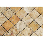 2 X 2 Valencia Travertine Tumbled Mosaic Tile-Travertine Mosaic-American Tile Depot