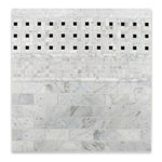 2 X 4 Carrara White Marble Honed Brick Mosaic Tile-Marble Mosaic-American Tile Depot