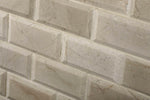 2 X 4 Crema Marfil Marble Honed & Beveled Brick Mosaic Tile-Marble Mosaic-American Tile Depot