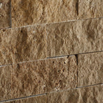 2 X 4 Noce Travertine Split-Faced Brick Mosaic Tile-Marble Mosaic-American Tile Depot