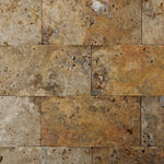 2 X 4 Scabos Travertine Honed CNC Arched 3-D Brick Mosaic Tile-Travertine Mosaic-American Tile Depot