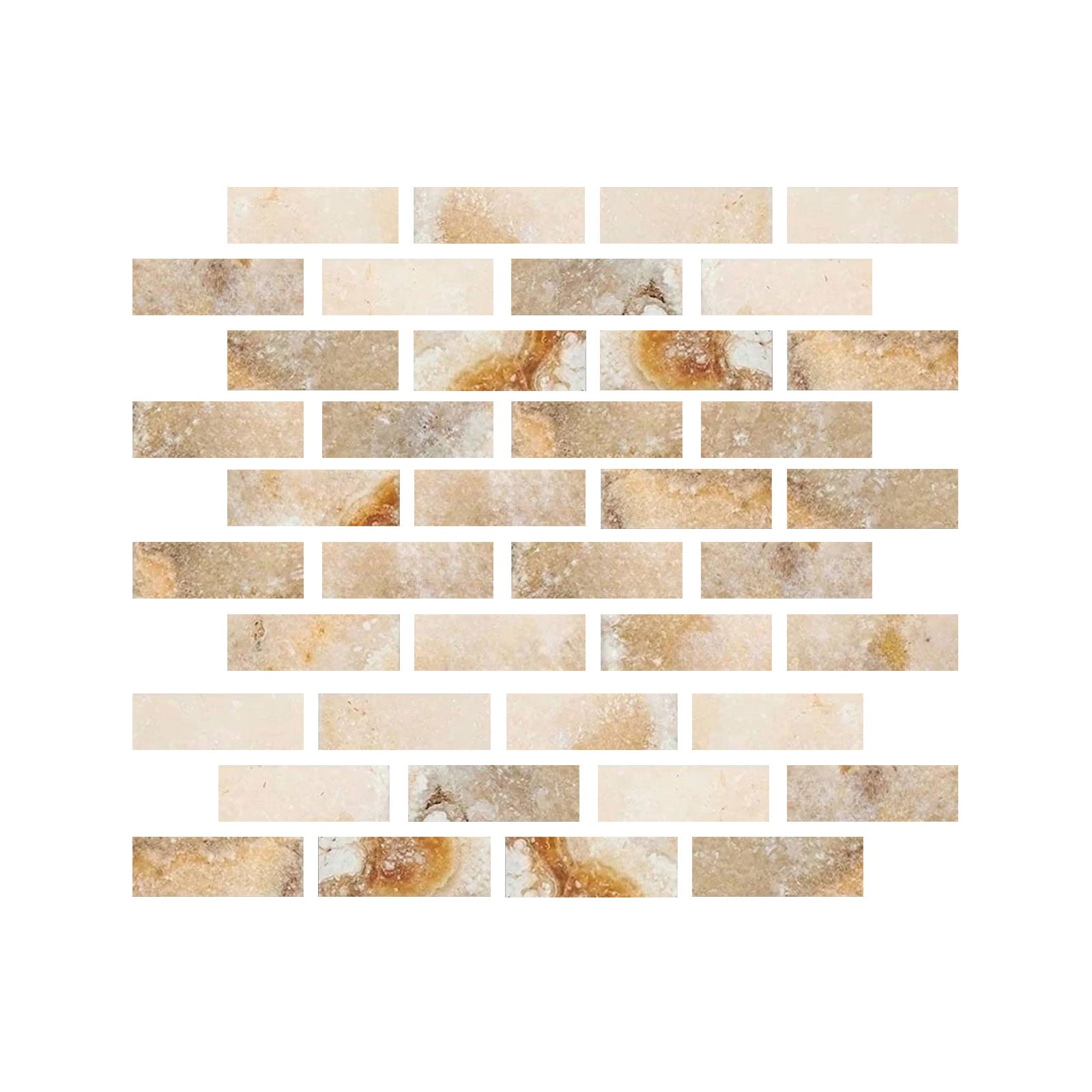 2 X 6 Antico Onyx Travertine Filled & Honed Tile-Travertine Mosaic-American Tile Depot