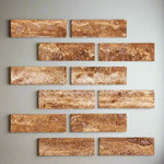 2 X 6 Noce Exotic Travertine Vein Cut Filled & Honed Tile-Travertine Tile-American Tile Depot