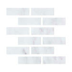 2 X 6 Oriental White / Asian Statuary Marble Honed Field Tile-Marble Tile-American Tile Depot