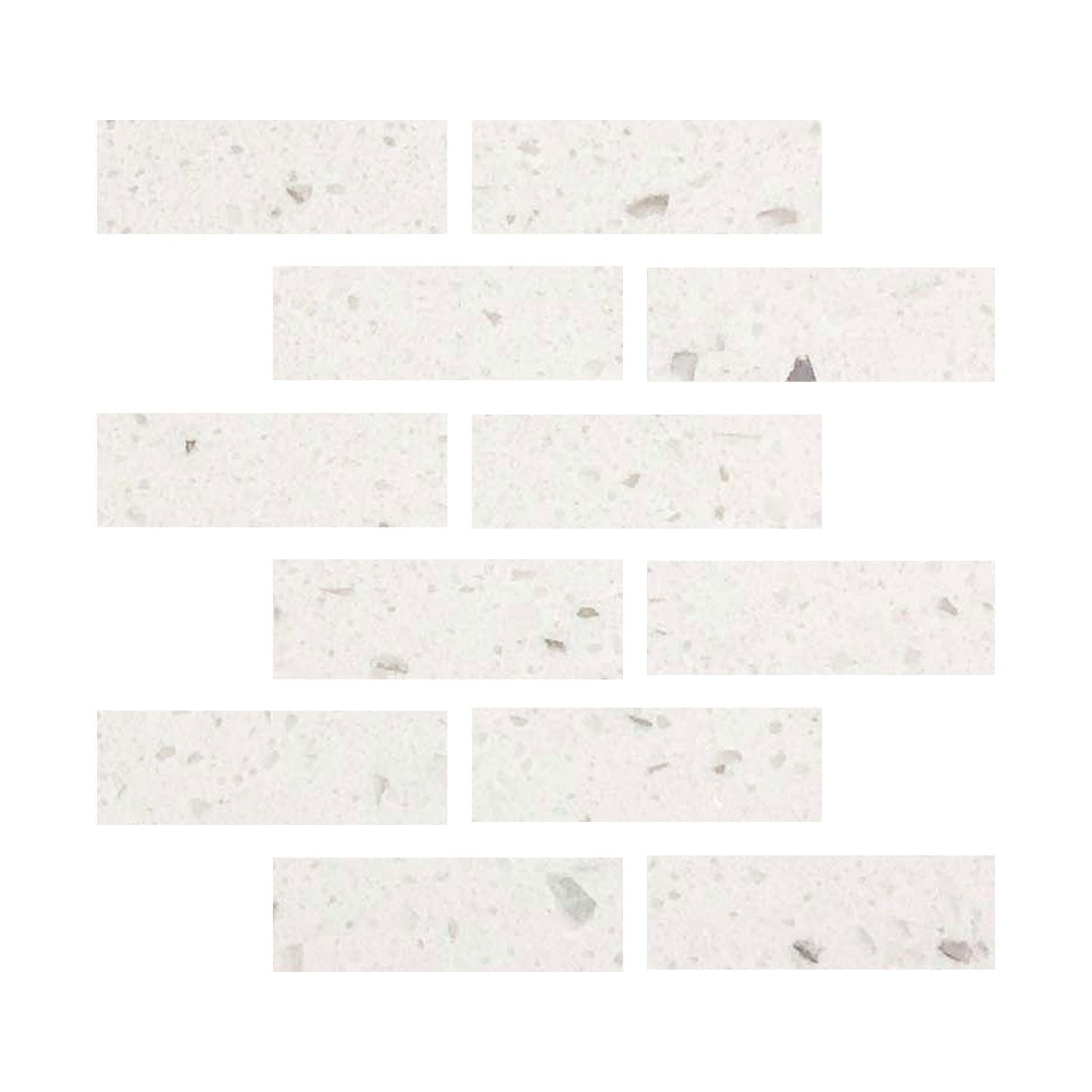 2 X 6 Terrazzo Silver Marble Polished Field Tile-Marble Tile-American Tile Depot