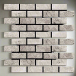 2 X 6 Tundra Gray (Atlantic Gray) Marble Polished Tile-Marble Mosaic-American Tile Depot