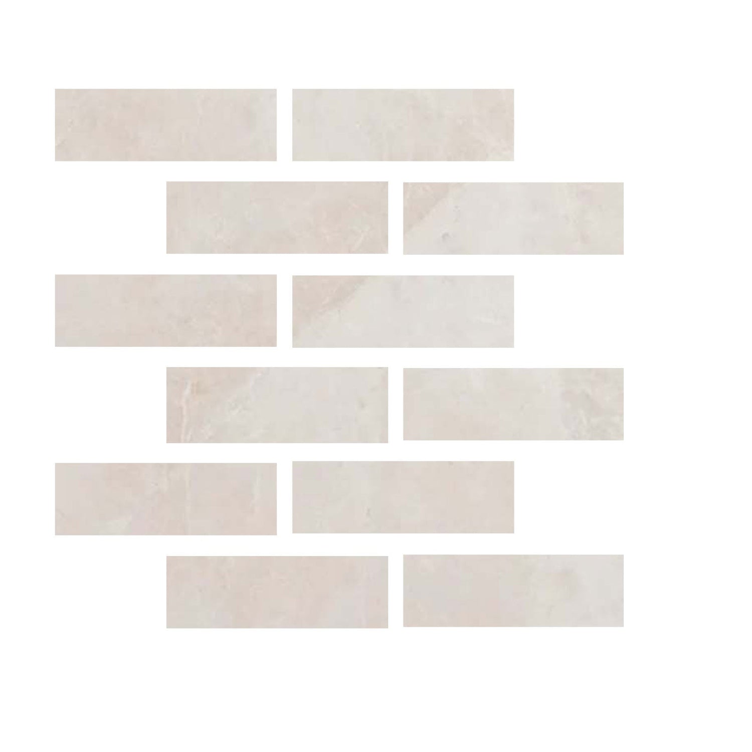 2 X 6 White Pearl / Botticino Marble Polished Tile-Marble Tile-American Tile Depot