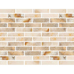 2 X 8 Antico Onyx Travertine Filled & Honed Tile-Travertine Mosaic-American Tile Depot