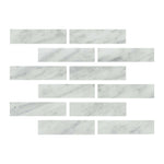 2 X 8 Bianco Venatino (Bianco Mare) Marble Polished Field Tile-Marble Tile-American Tile Depot