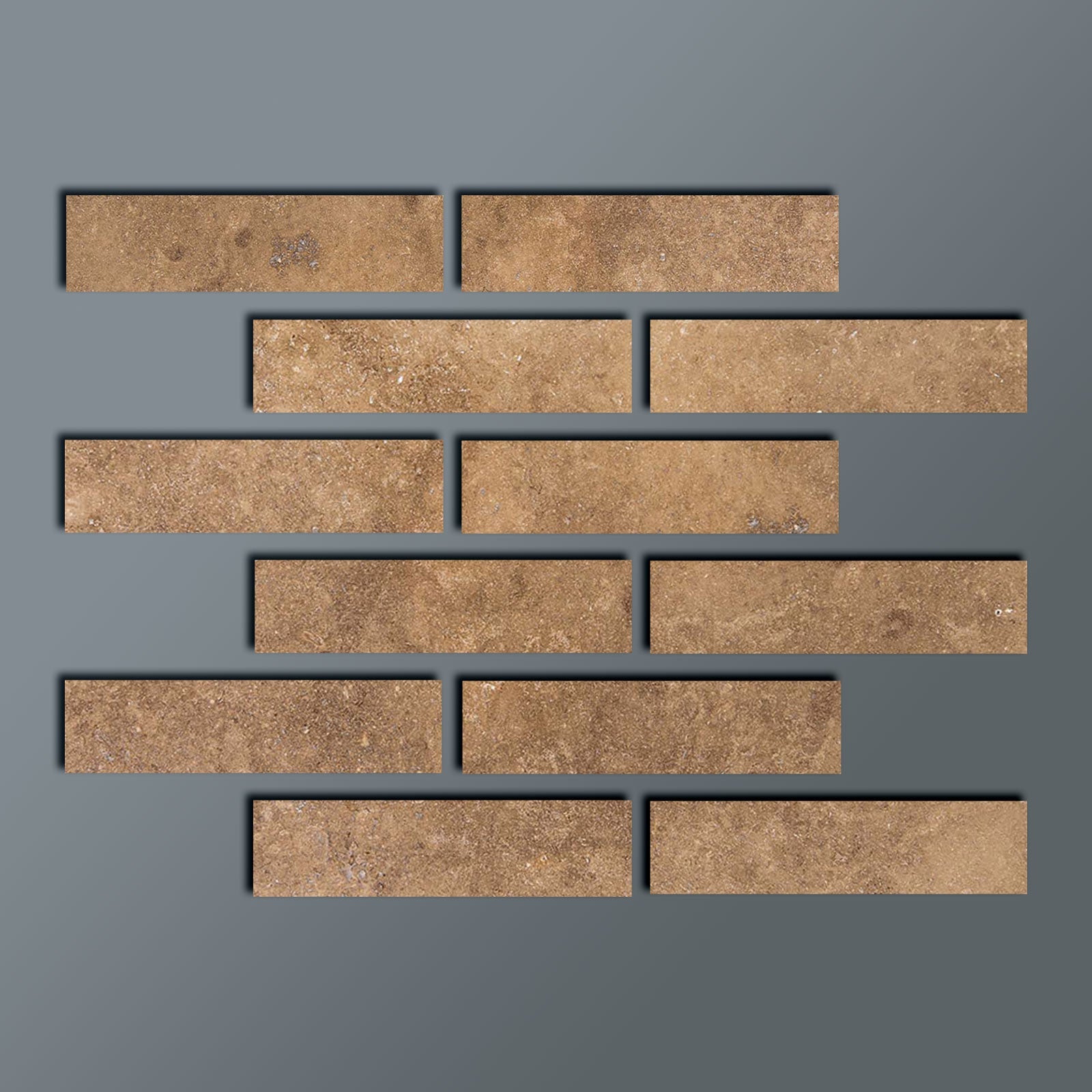 2 X 8 Noce Travertine Filled & Honed Tile-Travertine Tile-American Tile Depot