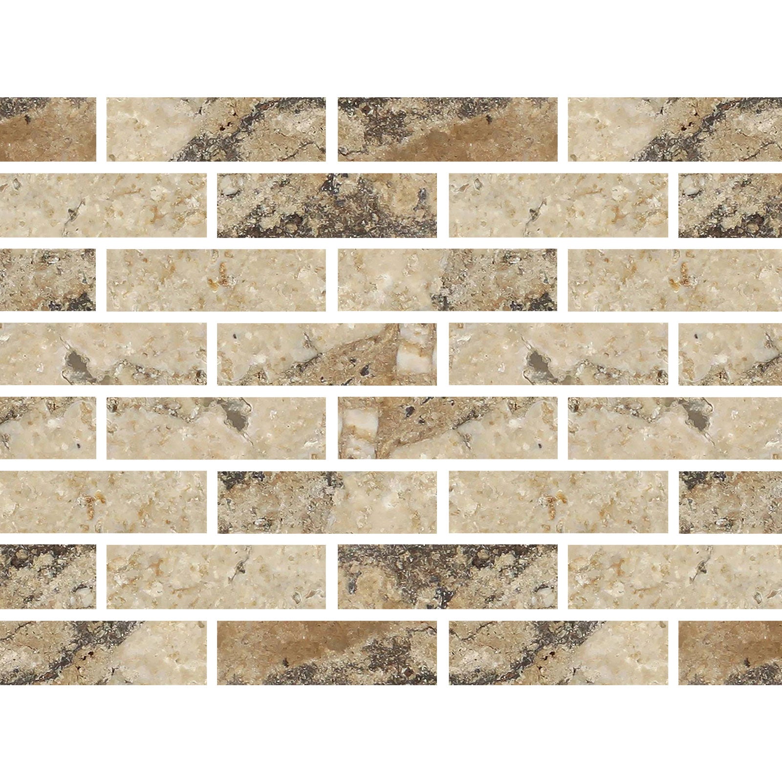 2 X 8 Philadelphia Travertine Filled & Honed Tile-Travertine Tile-American Tile Depot