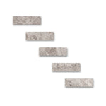 2 X 8 Tundra Gray (Atlantic Gray) Marble Honed Tile-Marble Mosaic-American Tile Depot