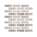 2 X 8 Tundra Gray (Atlantic Gray) Marble Polished Tile-Marble Mosaic-American Tile Depot