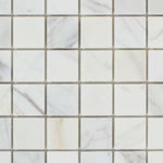 2 X 2 Calacatta Gold Marble Polished Mosaic Tile-Marble Mosaic-American Tile Depot