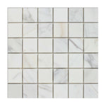 2 X 2 Calacatta Gold Marble Polished Mosaic Tile-Marble Mosaic-American Tile Depot