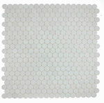 2 x 2 Curvus Dolomite Large Honed Circular Marble Mosaic Tile-Marble Mosaic-American Tile Depot