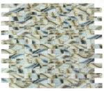 2 x 6 Aesthetic Onyx Mauna Subway Brick Glass Mosaic Wall Tile-Glass Mosaic-American Tile Depot