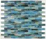 2 x 6 Aesthetic Wood Forest Subway Brick Glass Mosaic Wall Tile-Glass Mosaic-American Tile Depot