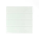 2 x 8 White Glass Subway Tile - Rainbow Series-Glass Tile-American Tile Depot