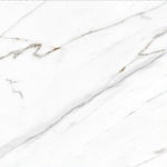 24 X 24 AGL Carrara Marble Look Polished Porcelain Tile-Porcelain Tile Large Formate-American Tile Depot