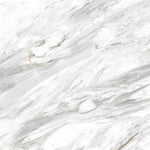 24 X 24 Bianco Carrara Polished Marble Look Porcelain Tile-Porcelain Tile Large Formate-American Tile Depot