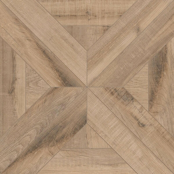 24 X 24 Birmingham Oak Textured Matte Wood Look Porcelain Tile-Porcelain Tile Large Formate-American Tile Depot