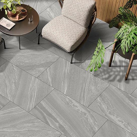 24 X 24 Crossover Grey Matte R13 Outdoor Porcelain Paver-Porcelain Tile Large Formate-American Tile Depot