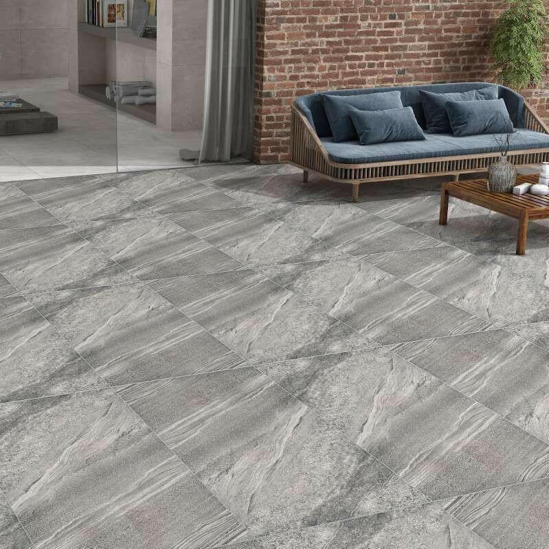 24 X 24 Crossover Grey Matte R13 Outdoor Porcelain Paver-Porcelain Tile Large Formate-American Tile Depot