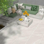 24 X 24 Crossover White Outdoor Porcelain Paver-Porcelain Tile Large Formate-American Tile Depot