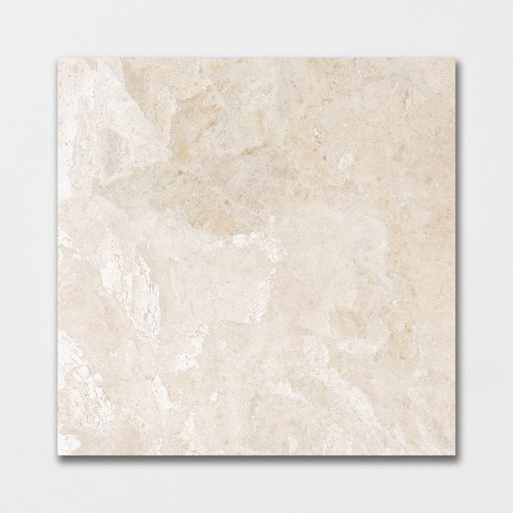 Sample of 24 X 24 Diano Royal (Queen Beige) Marble Polished Tile-Sample-American Tile Depot