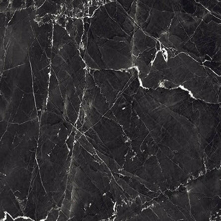 24 X 24 Grigio Black Polished Marble Look Porcelain Tile-Porcelain Tile Large Formate-American Tile Depot