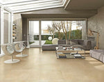 24 X 24 Luxury Marfil Matte Marble Look Porcelain Tile-PORCELAIN-Large Format-American Tile Depot