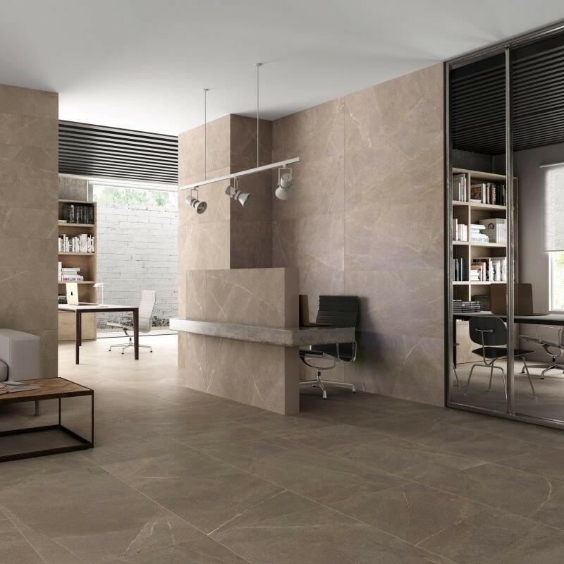 24 X 24 Madison Noce Grip Matte Limestone Look Porcelain Tile-PORCELAIN-Large Format-American Tile Depot