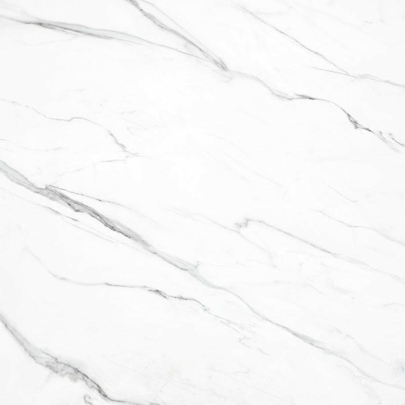 24 X 24 Naples White Matte Marble Look Porcelain Tile-Porcelain Tile Large Formate-American Tile Depot